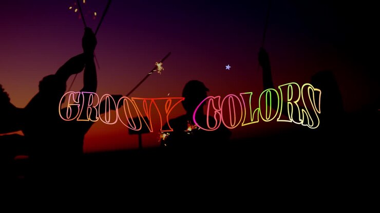 Psychedelic Wave and Groovy Colors