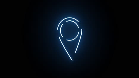 neon location icon