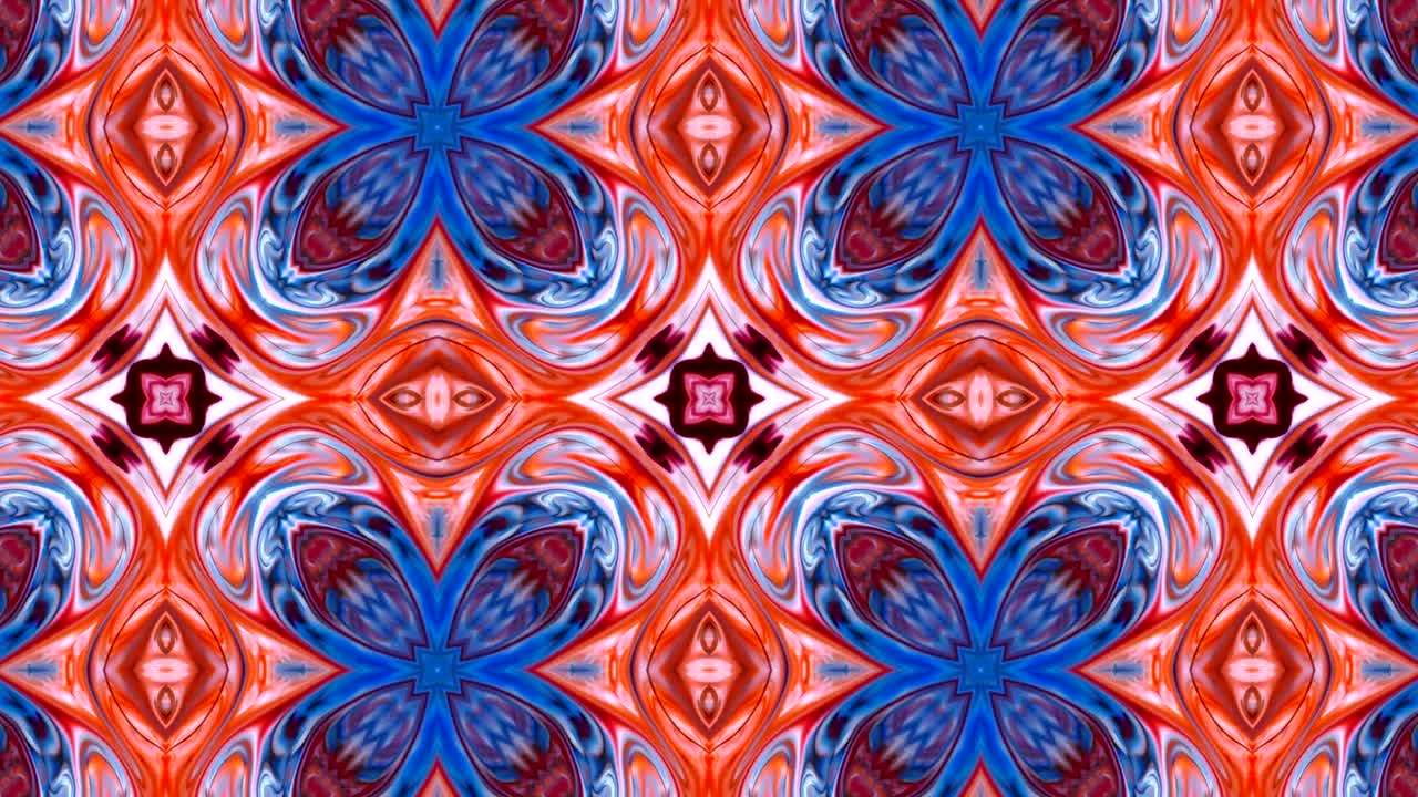 movimiento de fondo de kaleidoscopio abstractamente colorido