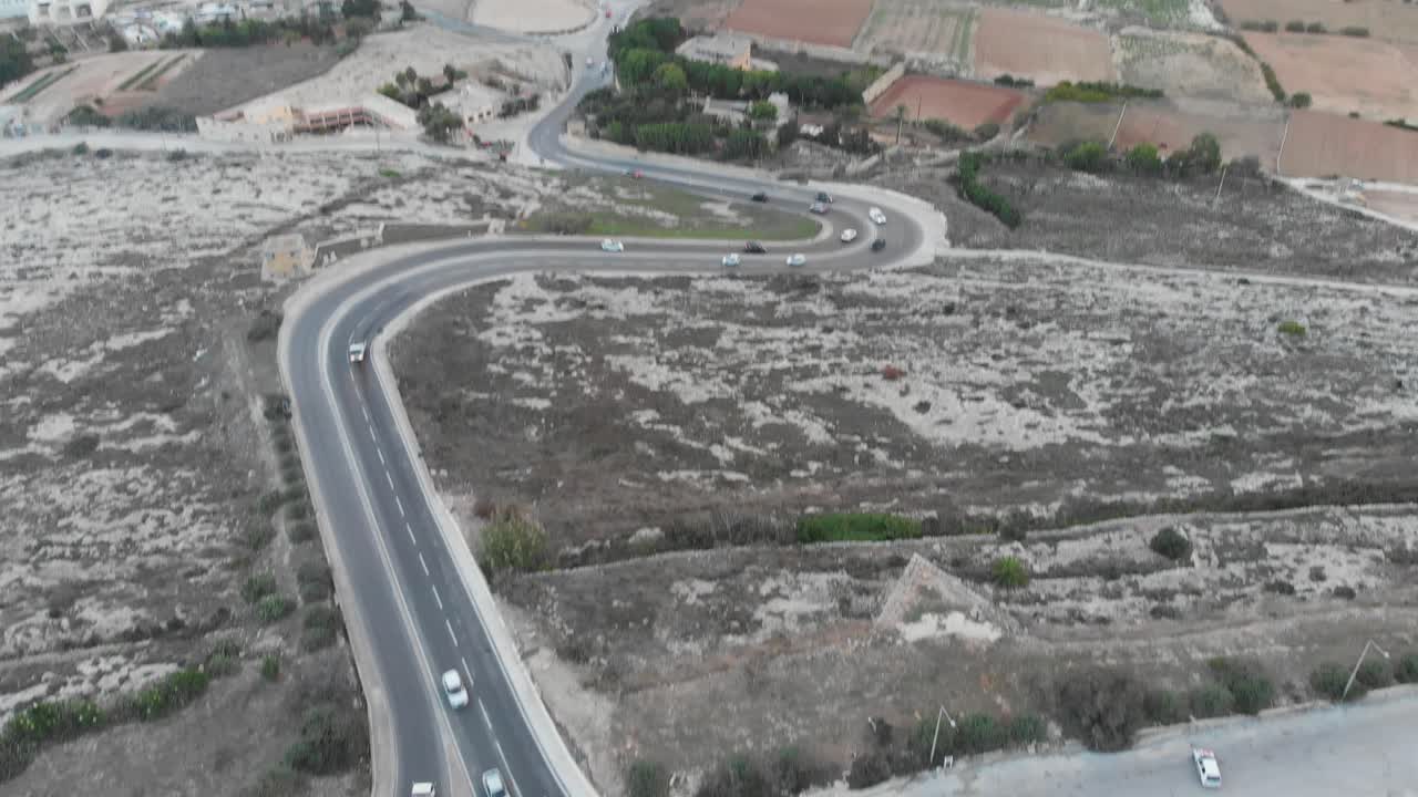 몰타, 낙사르 및 주변 지역의 공중 드론 비디오