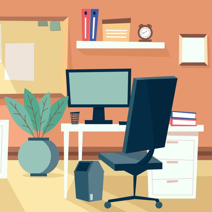 Modern Home Office Interior