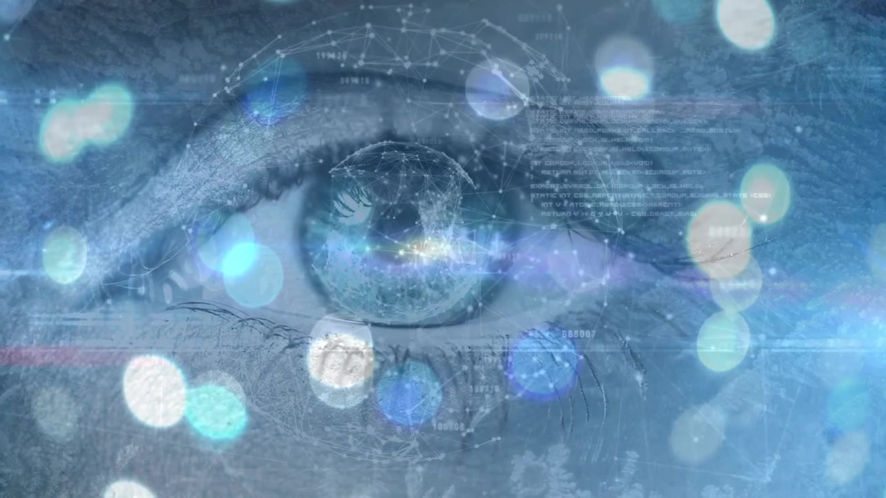 Animazione di una rete di connessioni su orologi.