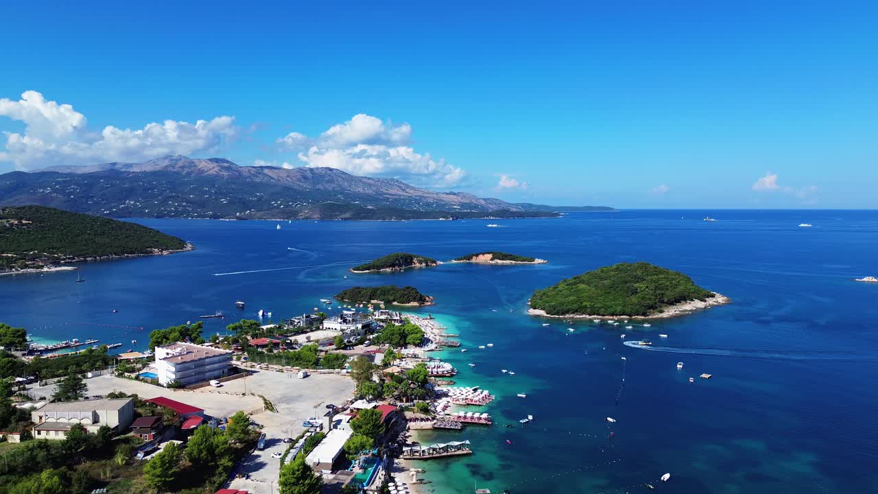 Ksamil Albania holiday beach resort island Ionian Sea summer travel destination