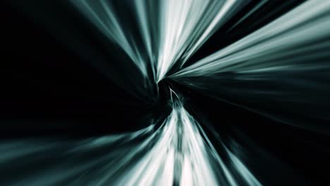 abstract dark green alien hyperspace warp tunnel through time and space animation. 4k 3d loop sci-fi interstellar travel through wormhole in hyperspace vortex tunnel. abstract teleportation velocity