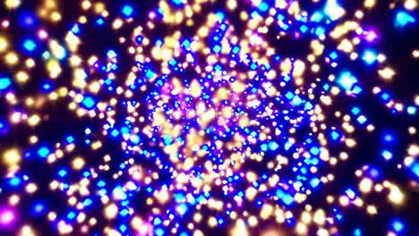 explosión abstractamente colorida