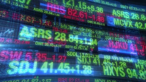 indicadores bursátiles - fondo de visualización de datos digitales