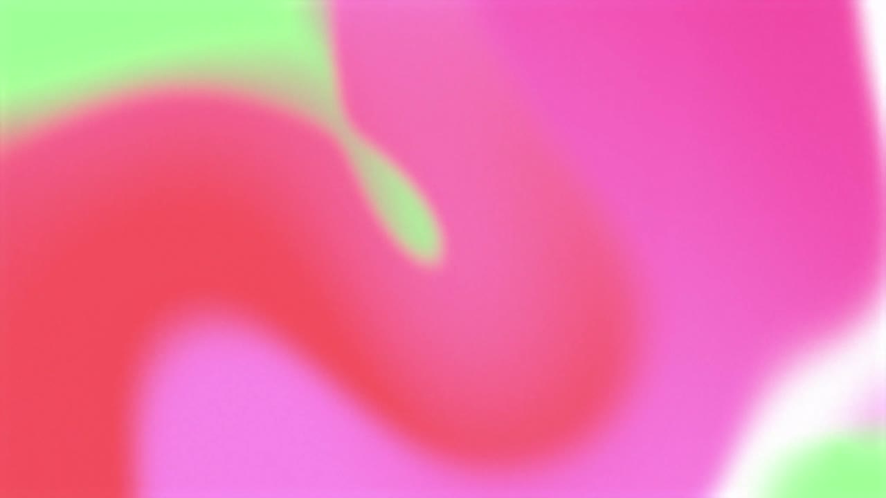 animación de formas brillantes de gradiente multicolores abstractas fuera de foco