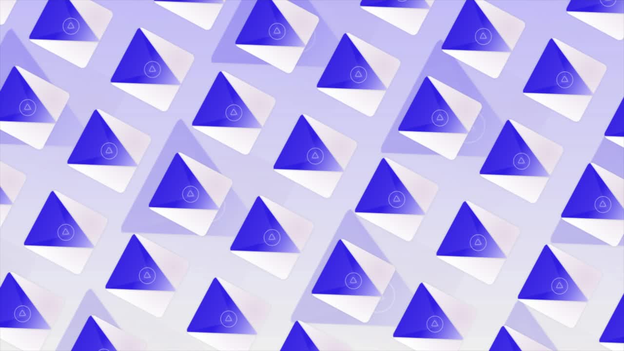 patrón geométrico abstracto con triángulos y cuadrados