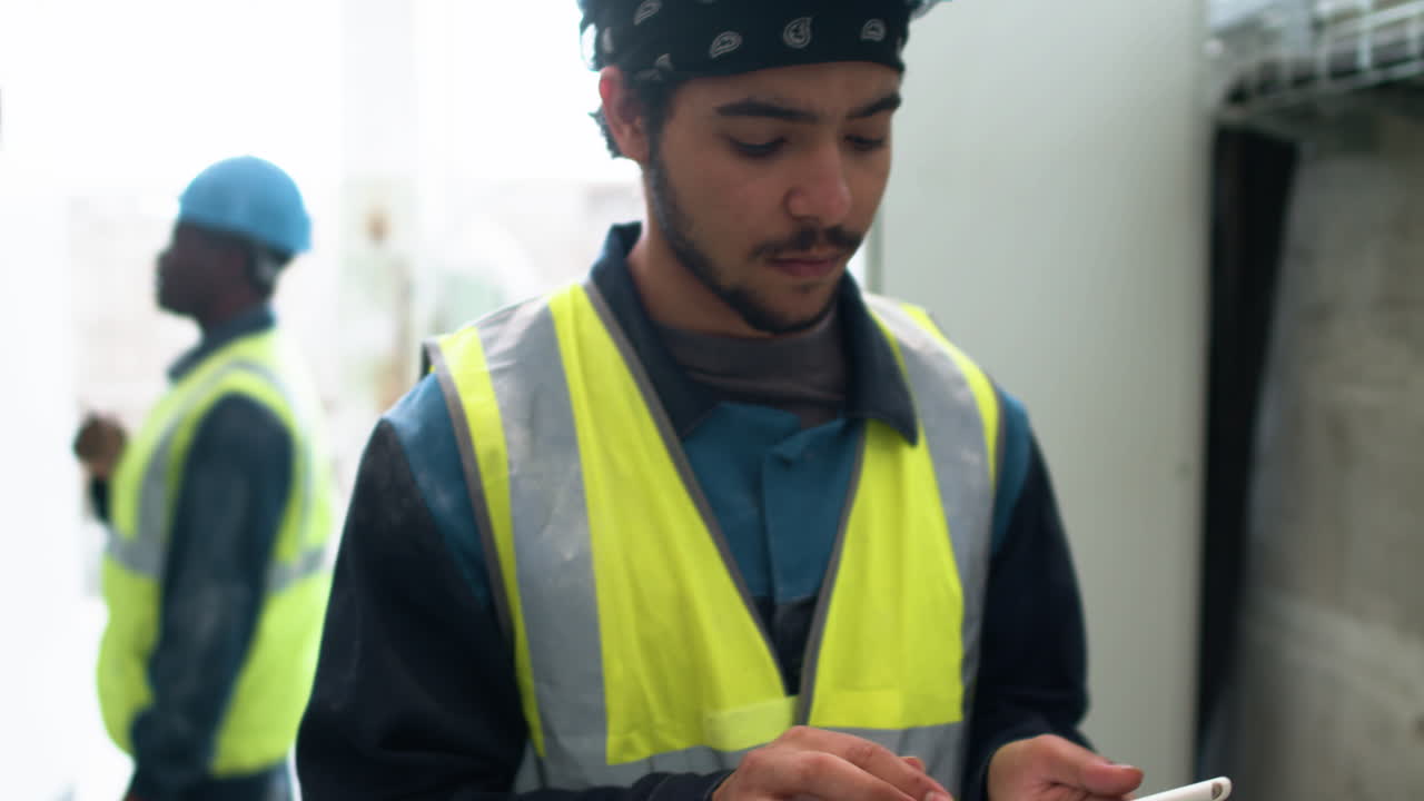 hombre haciendo un control de calidad