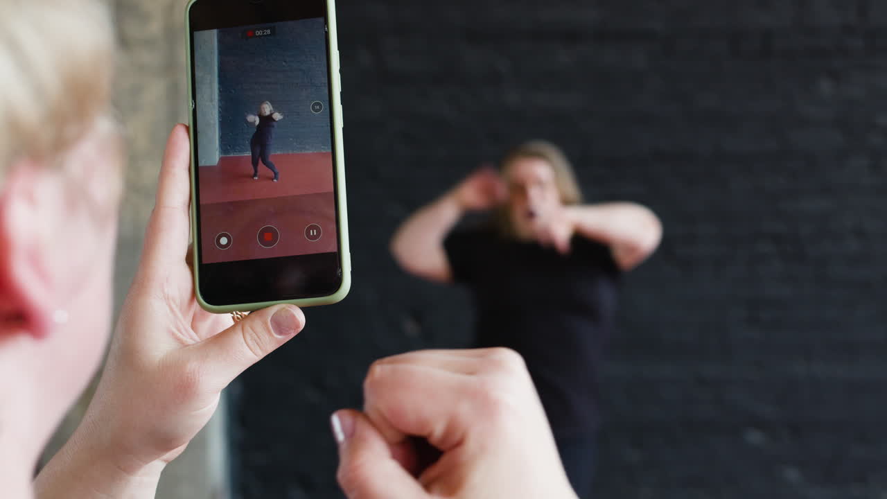 video de una bailarina