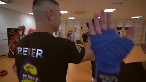 slow motion  video of a young boxer. kid hoping rope. activity children training for boxing game. boxer trainer with children.