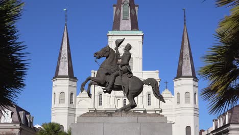 beautiful jackson square and st louis cathedral in new orleans louisiana 2