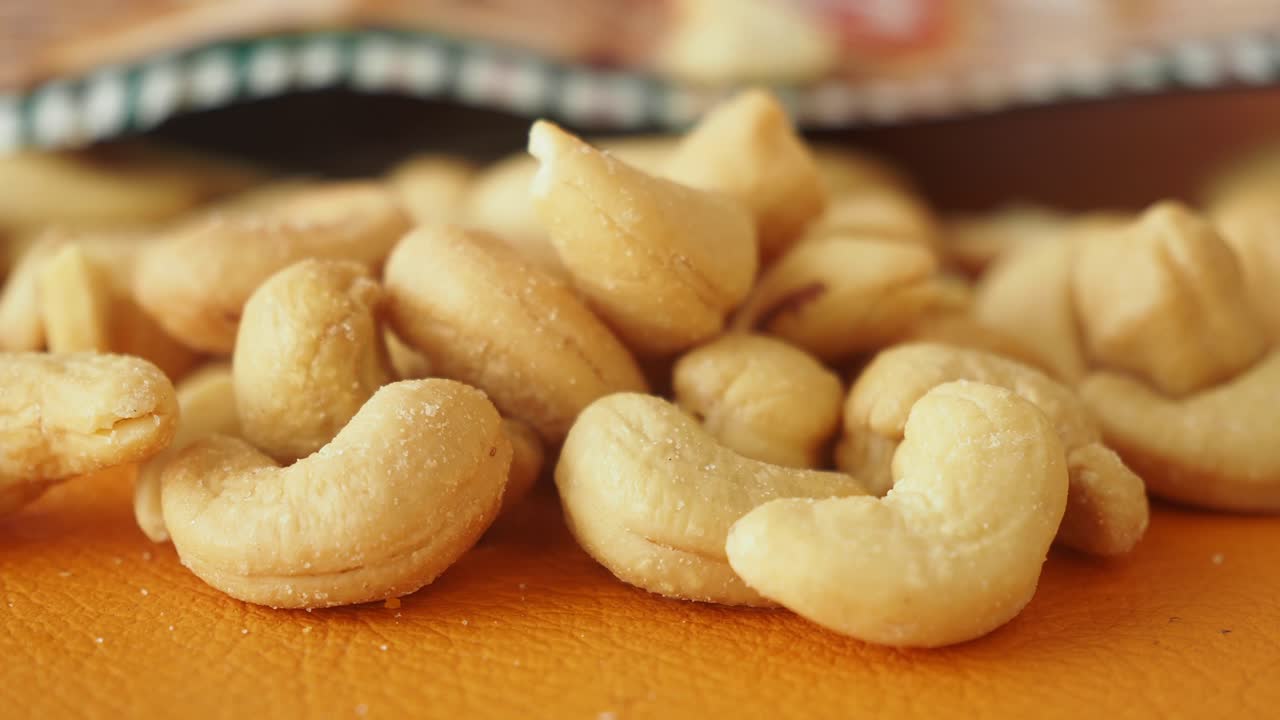 Pile of Salted Cashews