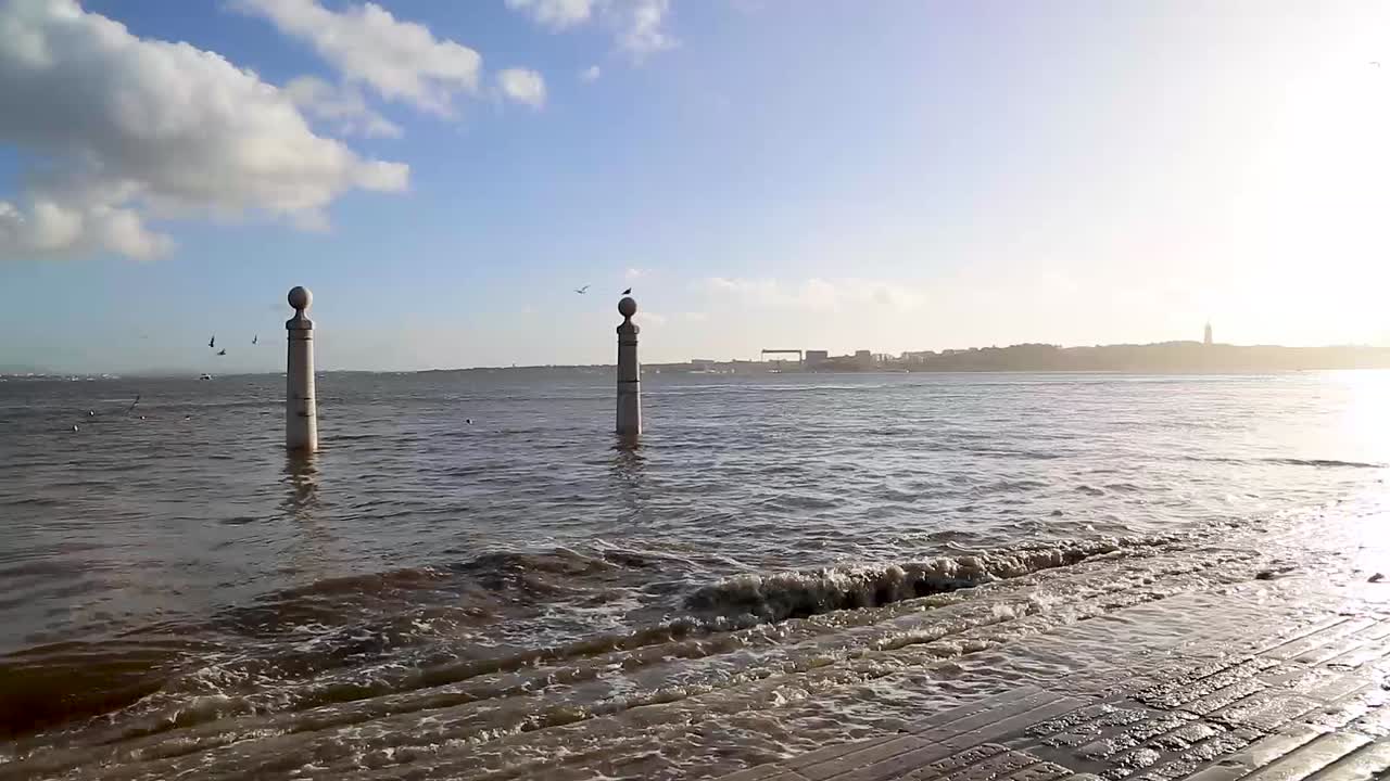 Tagus river in Lisbon, Portugal