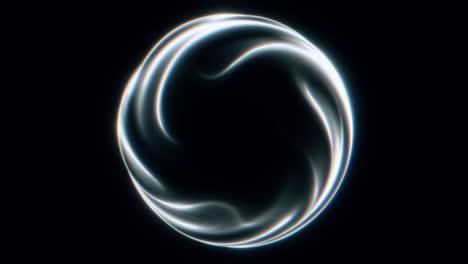 formación fractal circular abstracta de fondo en bucle