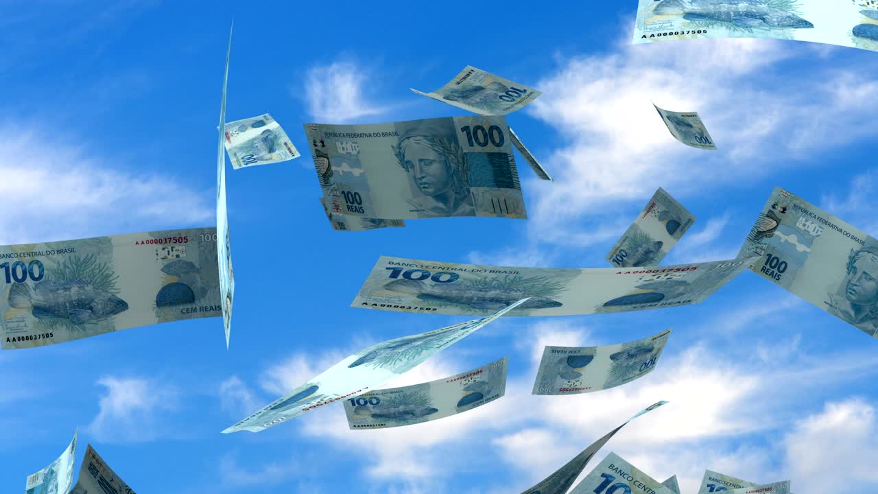 떨어지는 브라질 레알