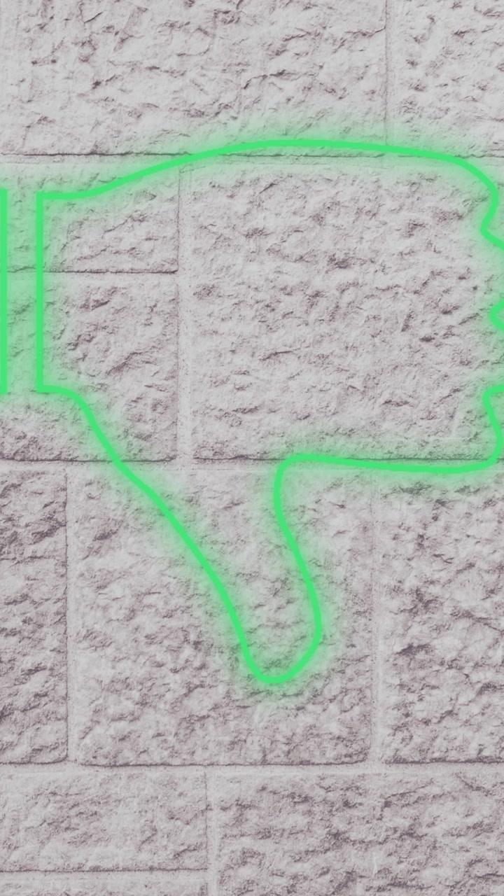 Heart neon sign on brick wall 4k