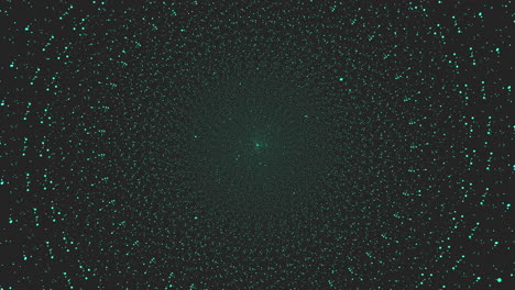 abstract black and blue background featuring an intricate white dot spiral design, enhancing a feeling of dynamic movement and depth