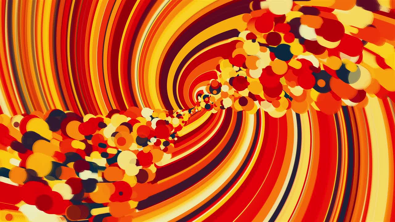 elemento abstracto retorcido a partir de líneas y partículas de color, generado por computadora. fondo de vórtice de renderización 3d