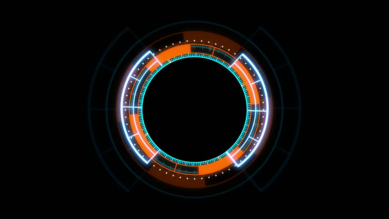 Abstract digital interface graphic