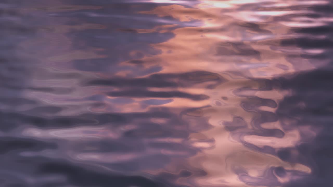 Abstract Ocean Water Animation.
