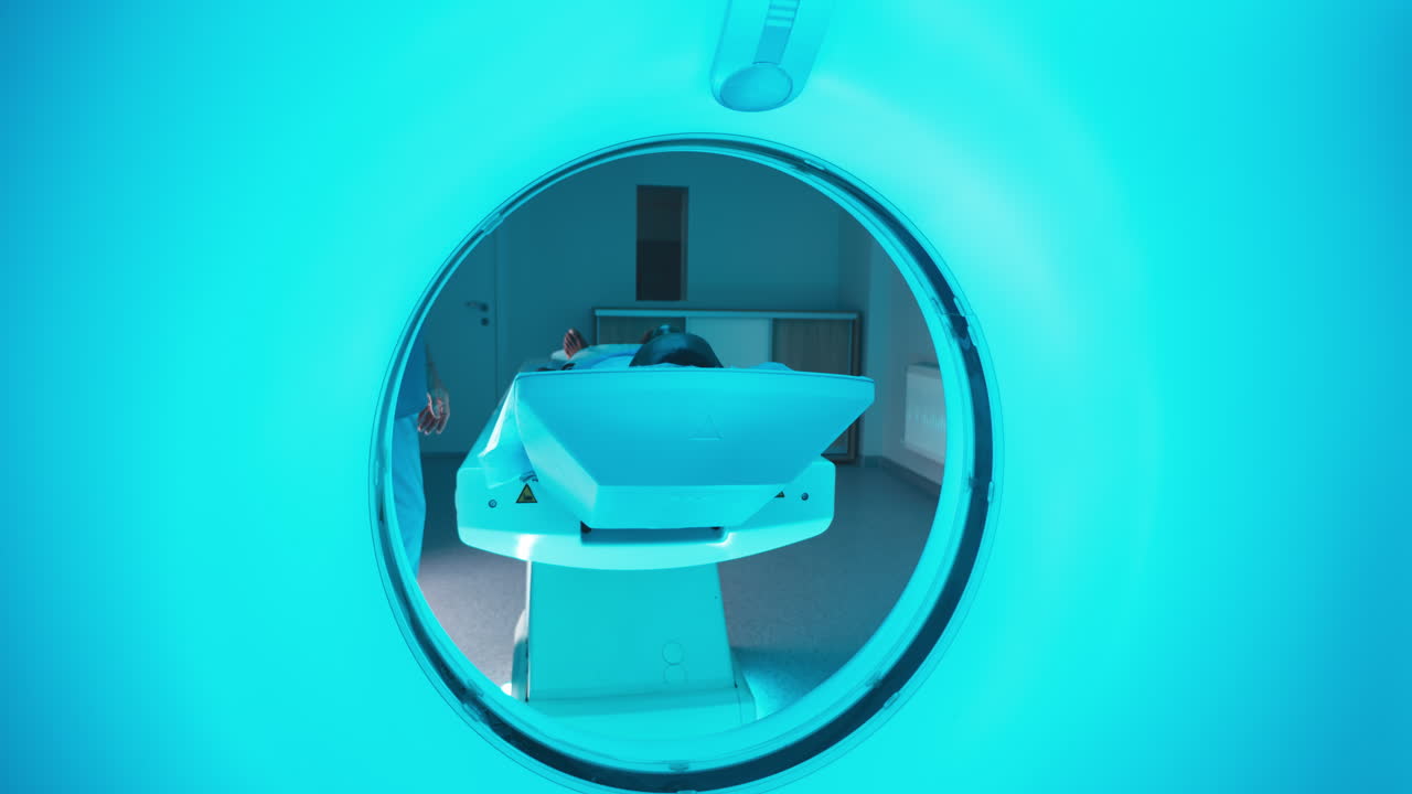Patient undergoing medical scan