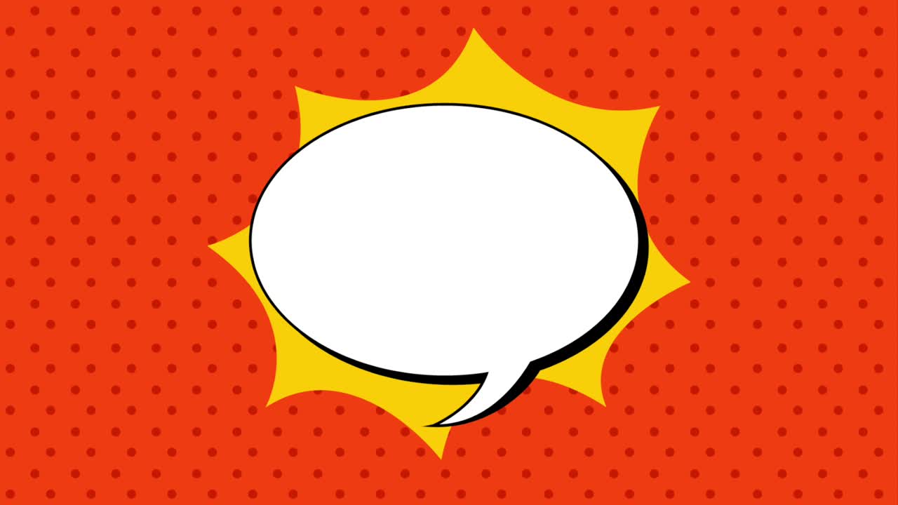 animación de arte pop en hd