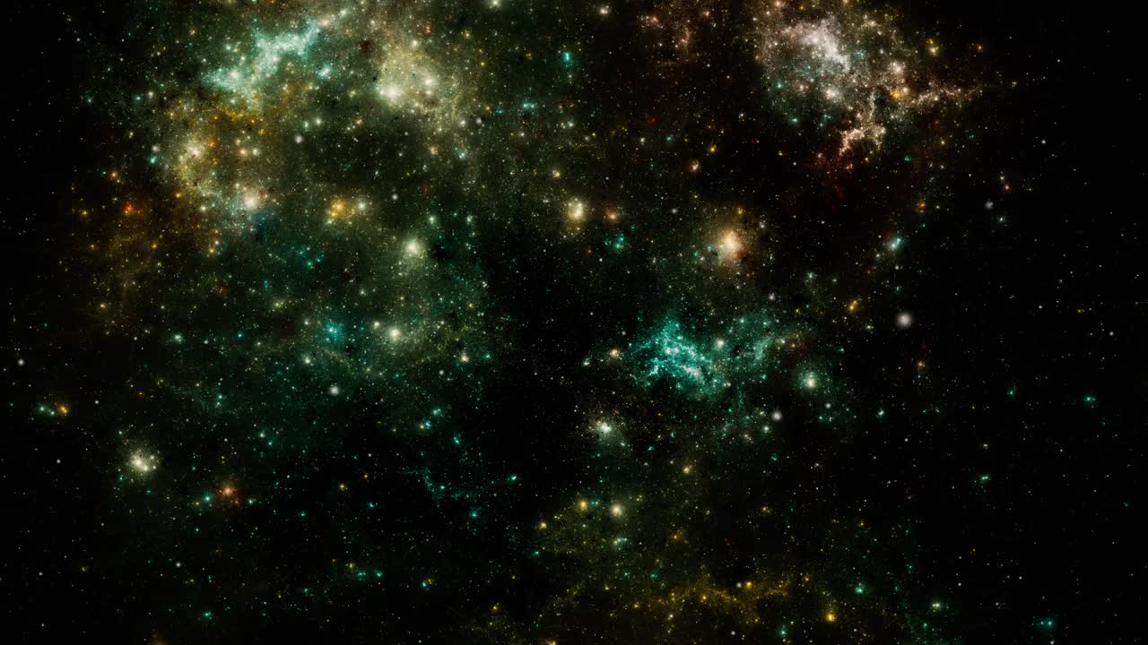 Stars background. Flying Through Space.