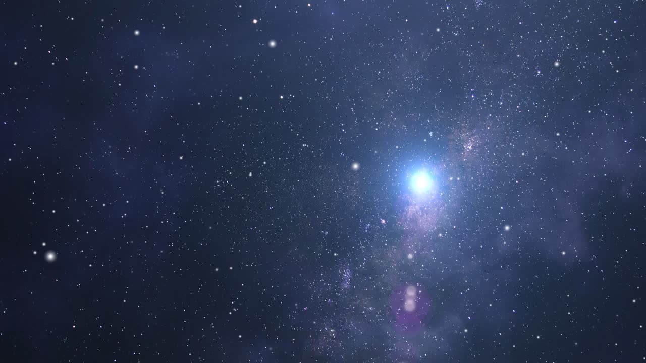 estrellas brillantes en el universo