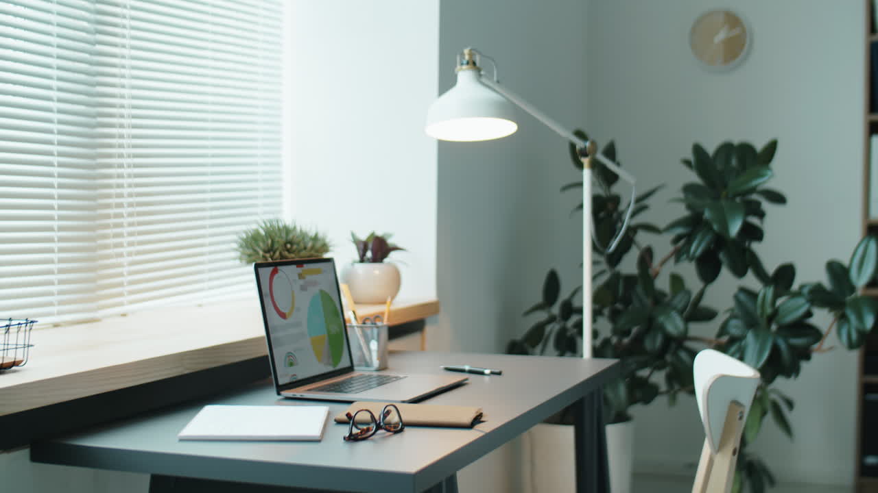 사무실 의 현대적 인 작업장