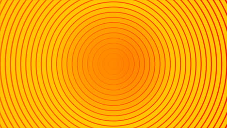 abstract orange and yellow radial circles