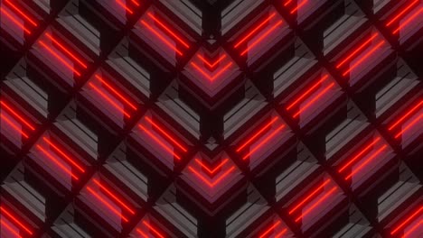 patrón de neón geométrico abstracto