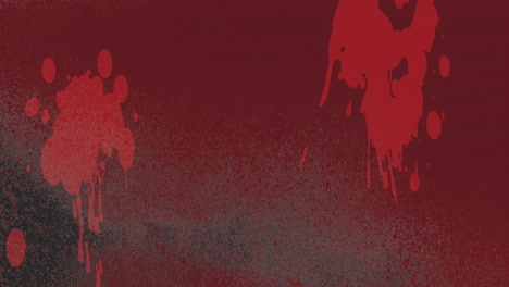 gruesome and gory red and black background with blood splatters