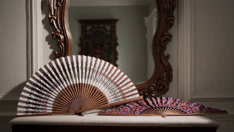 ornate decorative fans