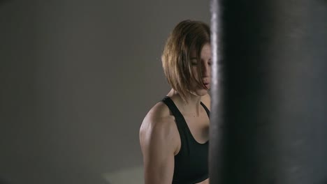 entrenamiento de boxeo femenino