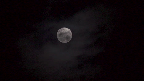 last supermoon of 2024 on a cloudy day.