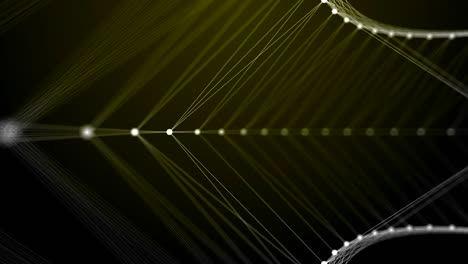 4k video of futuristic tunnel made of geometric particles and lines 5 in 1.