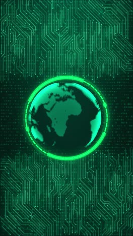 global world network big data digital clouds technology network connection data connections concept
