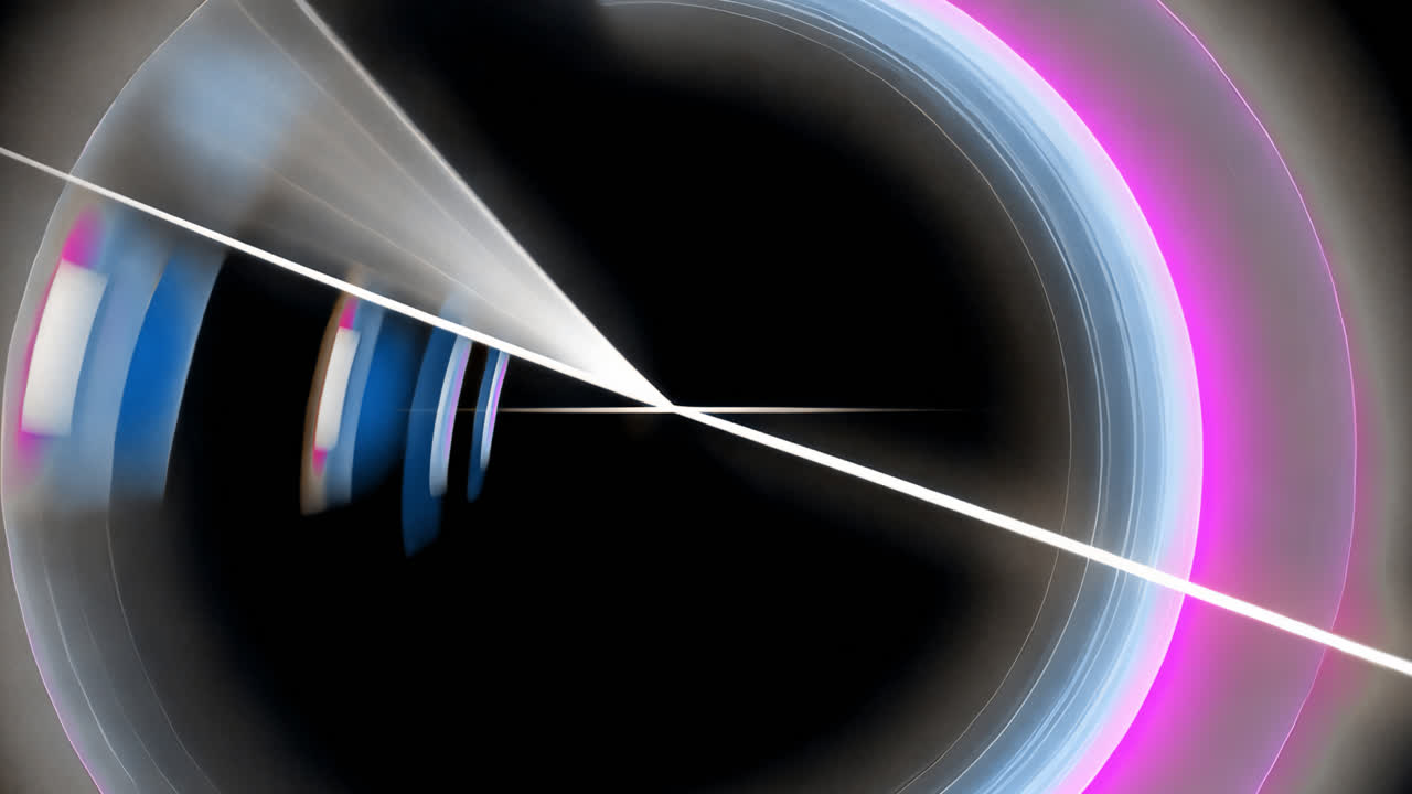 Animeret overlay med gradient-lyseffekt, transparent 4K-video, alfakanal, ProRes 4444