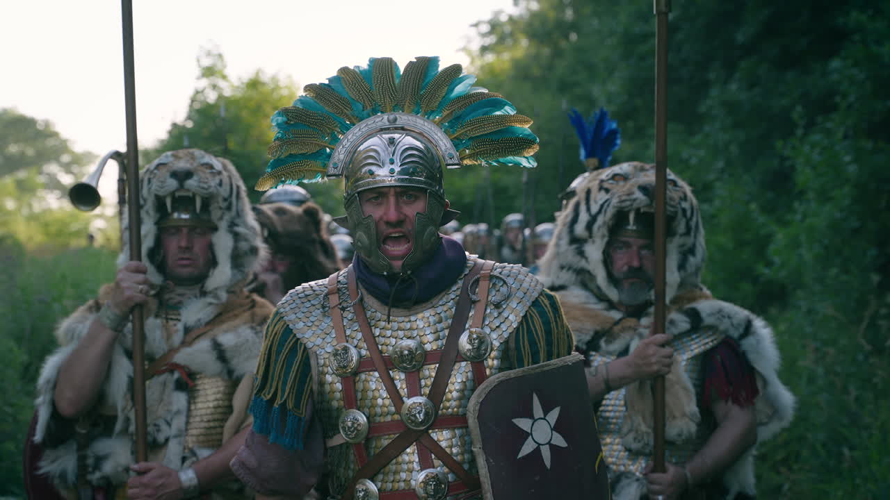 Roman Legion Marching