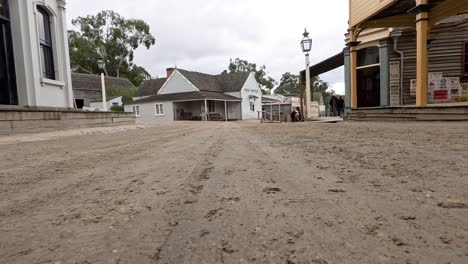 historic street scene in sovereign hill