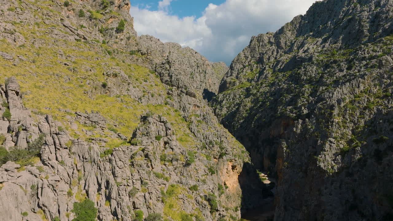 Mountainous Canyon in Mallorca