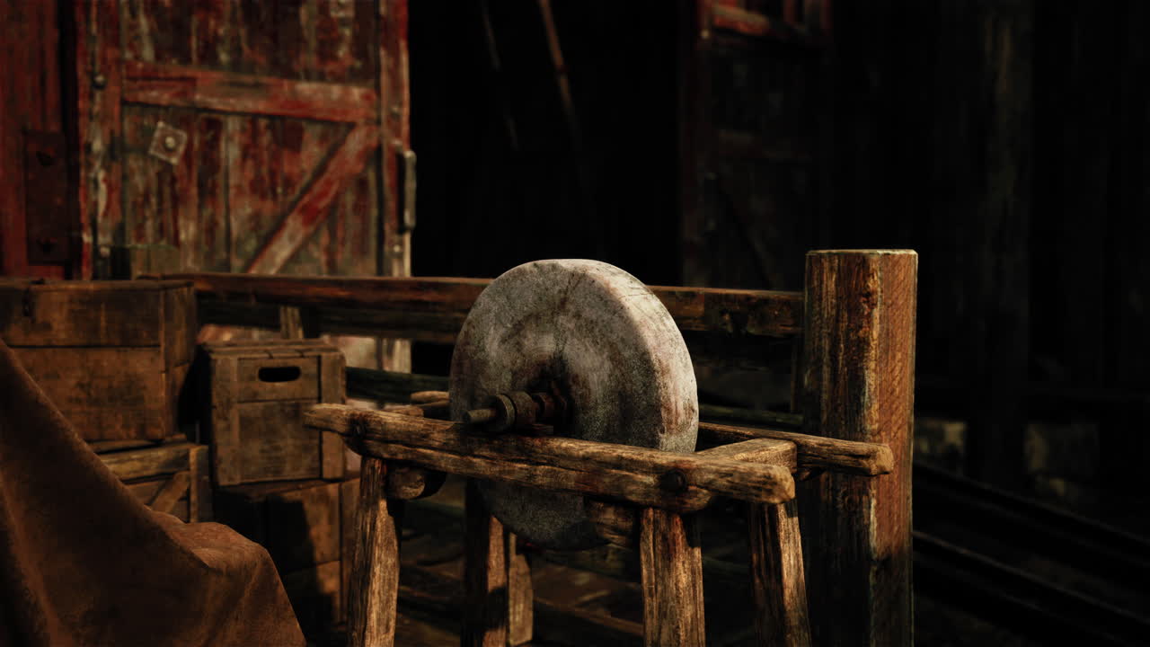 시골 창고 에 있는 빈티지 밀링