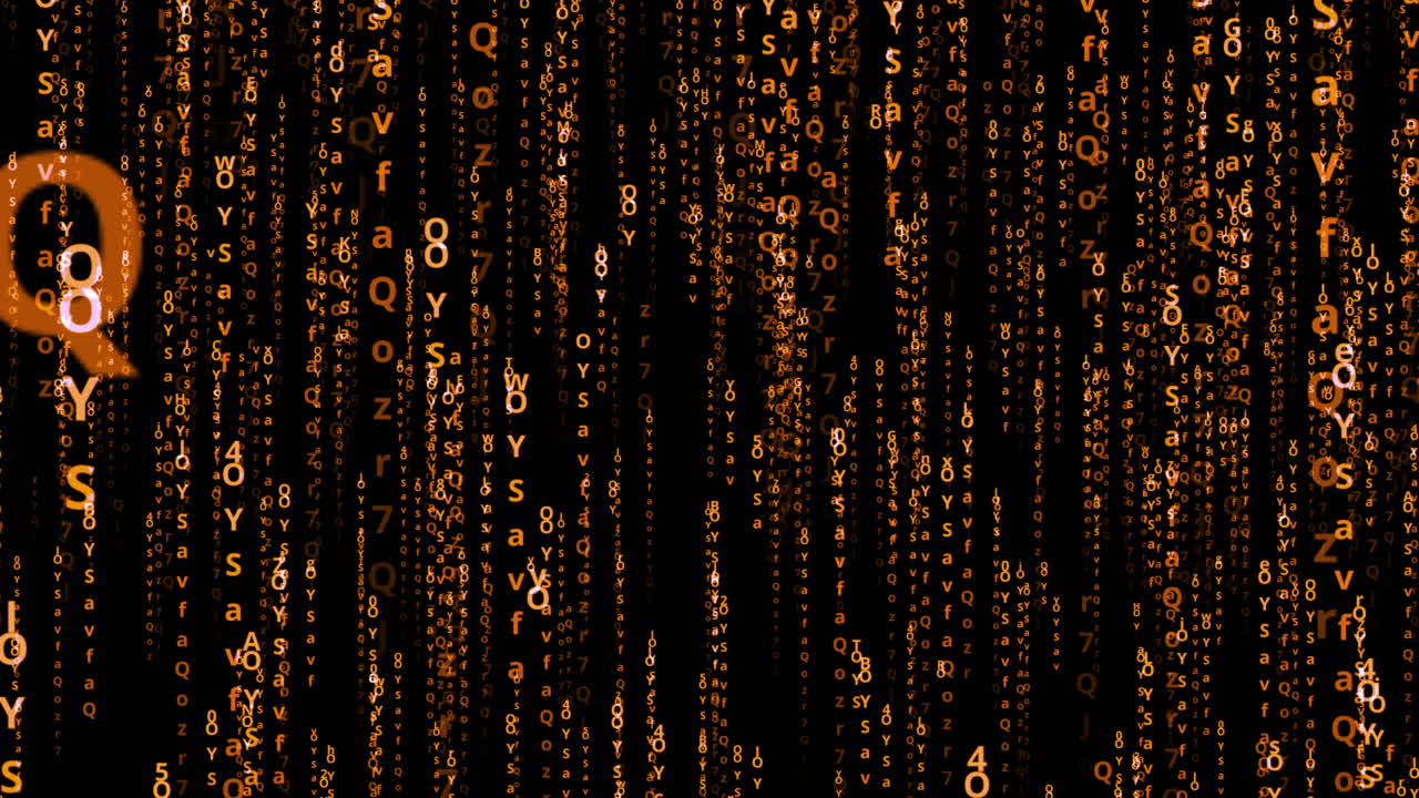 AI appearance inside digital cyberspace dynamic background