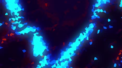 dynamic colorful mosaic background loop