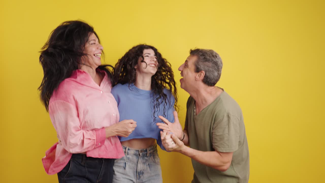 Happy Family Celebrating Together