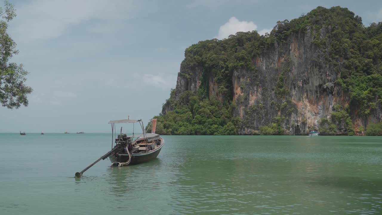 Tropical Sea and Boat Landscape