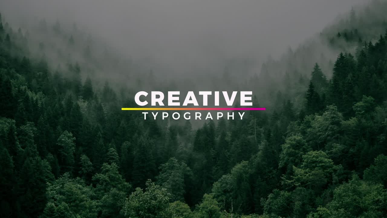 10 dynamic gradient titles—bright, colorful, and easy to use. Pick a color and click render!