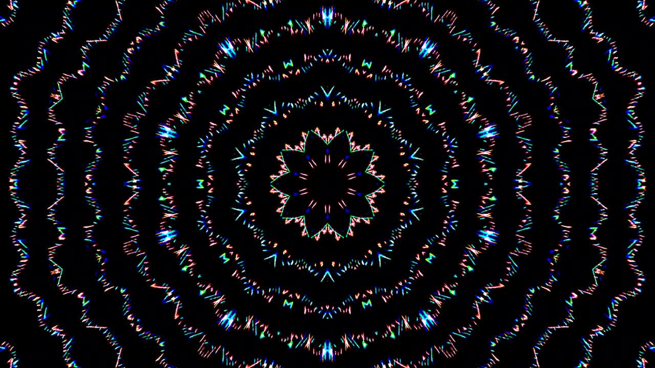 brillano brillantemente che regolano i movimenti sottili con strisce colorate su uno sfondo rosso