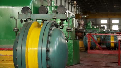 industrial machinery in a factory